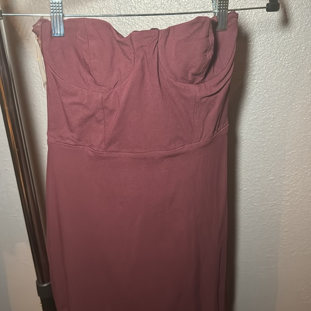 House of CB burgundy dress